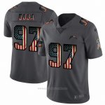 Camiseta NFL Limited Los Angeles Chargers Bosa Retro Flag Negro