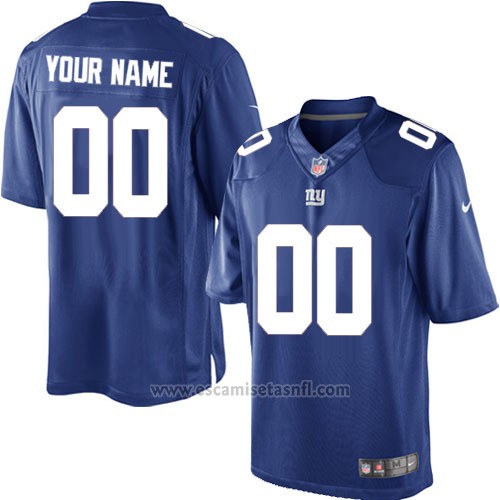 Camisetas Nfl Limited Hombre New York Giants Personalizada Azul Replicas